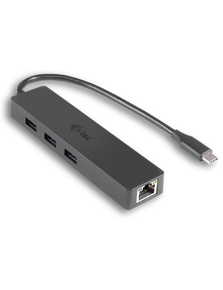i-tec USB-C Slim 3-Port HUB mit Gigabit Ethernet Adapter