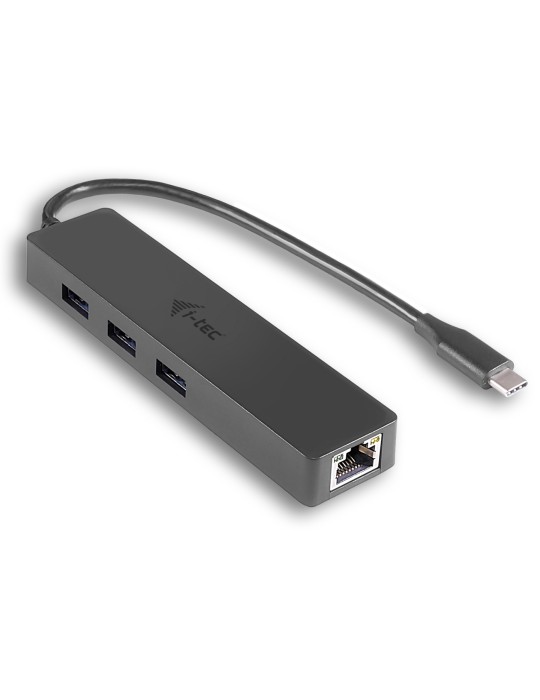 i-tec USB-C Slim 3-Port HUB mit Gigabit Ethernet Adapter