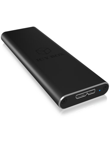 ICY BOX M2 SATA SSD-Gehäuse, USB 3.0