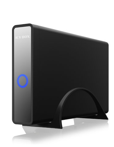 ICY BOX USB Type-C® Gehäuse mit integriertem USB Hub für 3,5" & & 2,5" HDD/SSD