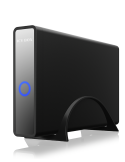 ICY BOX USB Type-C® Gehäuse mit integriertem USB Hub für 3,5" & & 2,5" HDD/SSD