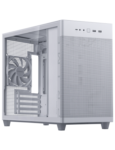 ASUS Prime AP201 TG White Edition | MicroATX PC-Gehäuse
