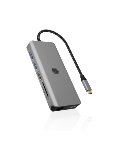 ICY BOX 12-in-1 USB Type-C® Dock mit PD bis zu 100 W