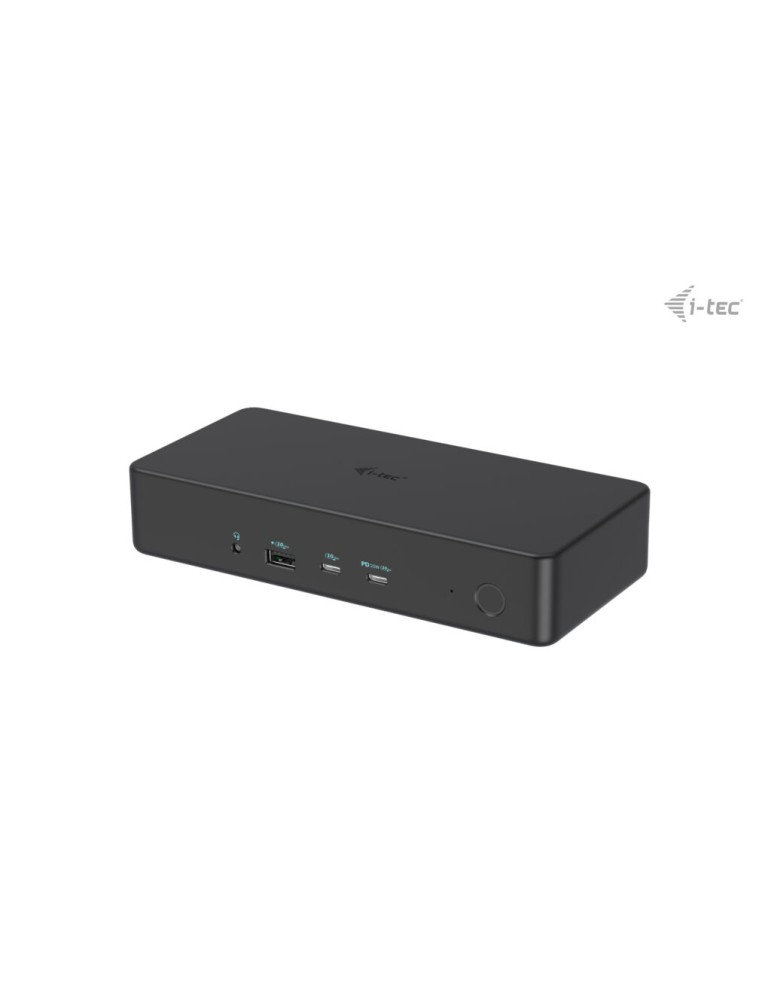 i-tec USB 3.0 / USB-C Dual Display Docking Station + PD 100W [2x HDMI, 2x DP-Port, 2x USB-C Gen 2, 5x USB 3.2 Typ A, 1x GLAN]