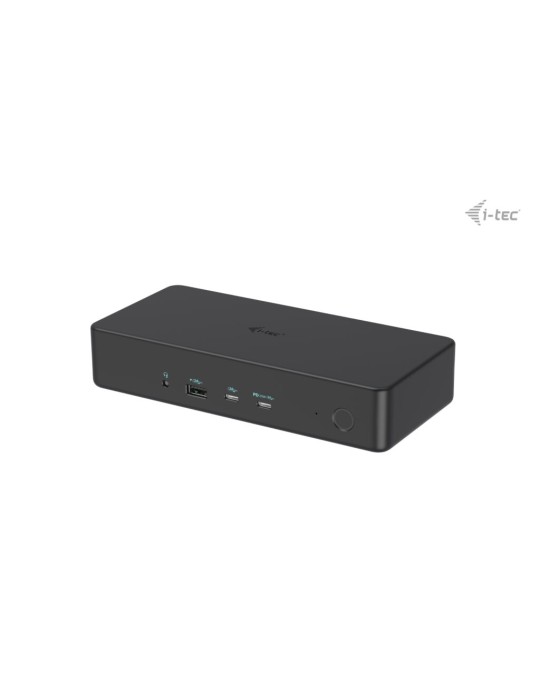 i-tec USB 3.0 / USB-C Dual Display Docking Station + PD 100W [2x HDMI, 2x DP-Port, 2x USB-C Gen 2, 5x USB 3.2 Typ A, 1x GLAN]