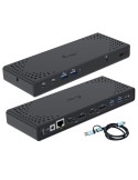 i-tec USB 3.0 / USB-C / Thunderbolt 3 Dual Display Docking Station Gen2 + Power Delivery 100W