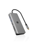 ICY BOX 12-in-1 USB Type-C® Dock mit PD bis zu 100 W