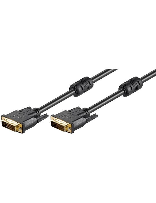 Goobay 1,8m DVI-D FullHD Kabel Dual Link, Schwarz