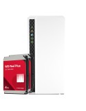 QNAP TS-233 8TB WD Red Plus NAS-Bundle NAS inkl. 2x 4TB WD Red Plus 3.5 Zoll SATA Festplatte