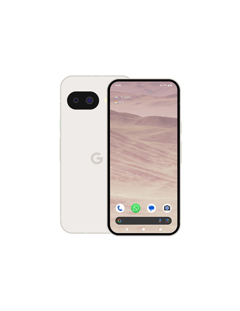 Google Pixel 9a 128GB Porcelain 16cm (6,3") OLED Display, Android 15 / Pixel UI, 48MP Dual-Kamera