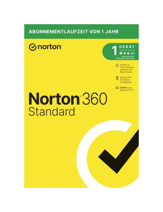Norton 360 Standard [1 Gerät - 1 Jahr - 10GB]