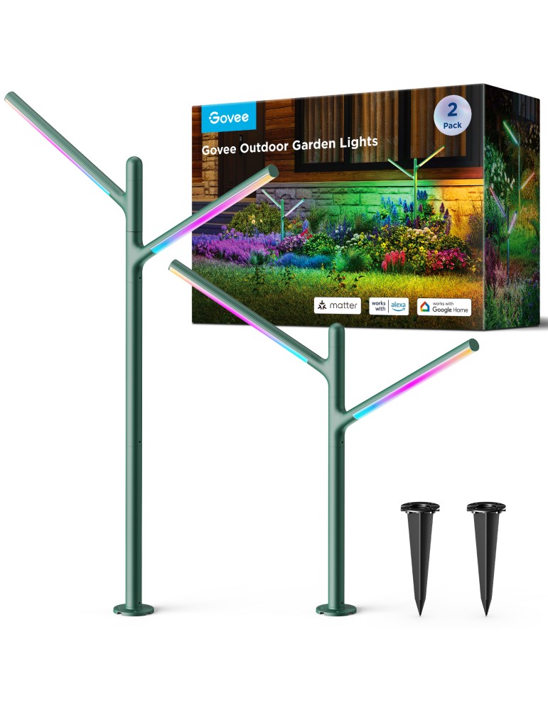 Govee Outdoor-Gartenleuchten RGBICWW