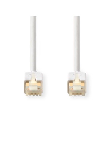 Nedis Cat 6 Kabel | RJ45 Stecker | RJ45 Stecker | S/FTP | 1.00 m | rund | LSZH / PVC | Weiss | Verpackung mit Sichtfenster