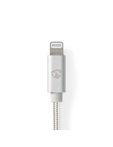 Nedis USB-Kabel | USB 2.0 | Apple Lightning 8-Pin | USB-A Stecker | 480 Mbps | Vergoldet | 1.00 m | rund | Geflochten / Nylon | 