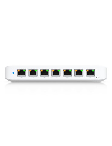 Ubiquiti Ultra 210W 8-Port Managed Switch 8x Gigabit Ethernet (7x PoE+), 1x PoE++ (zur Stromversorgung), 210W AC Adapter