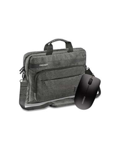 PEDEA Notebooktasche "URBAN-NICE", 15,6"+ CHERRY MC 1000 Maus
