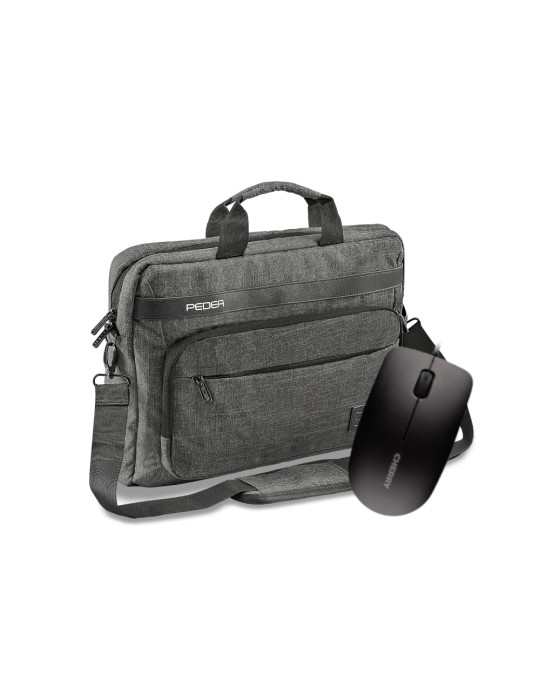 PEDEA Notebooktasche "URBAN-NICE", 15,6"+ CHERRY MC 1000 Maus