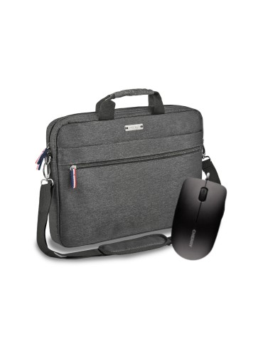 PEDEA Notebooktasche "URBAN-HIP", 17,3" + CHERRY MC 1000 Maus