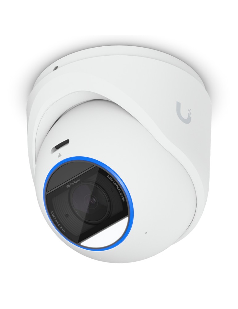 Ubiquiti G6 Pro Turret Überwachungskamera Weiß 8MP (3840x2160), PoE+, 40m Nachtsicht, IP66 + IK04 Schutz, Multi-TOPS KI-Engine