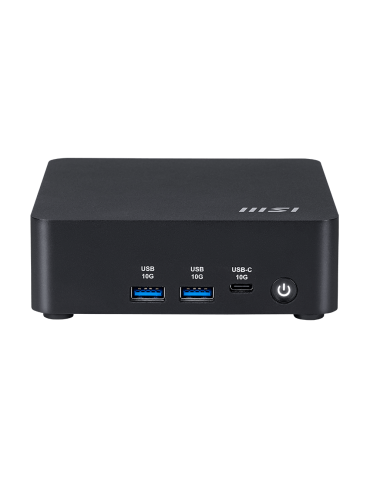 MSI Barebone Cubi NUC AI 1UMG-019BEU Intel Core Ultra 5 125H, Intel Grafik, 2x DDR5 SO-DIMM, 2x M.2, WIFI6E, BT 5.3, oOS
