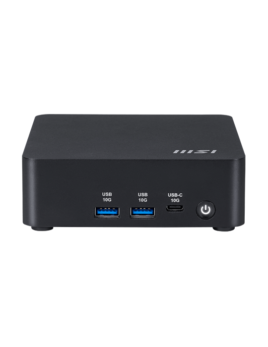 MSI Barebone Cubi NUC AI 1UMG-019BEU Intel Core Ultra 5 125H, Intel Grafik, 2x DDR5 SO-DIMM, 2x M.2, WIFI6E, BT 5.3, oOS
