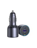 UGREEN 75W 3-Port Fast Car Charger Gray