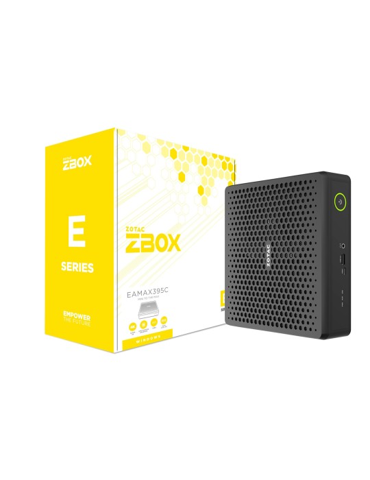 Zotac ZBOX Magnus EAMAX395C KI Workstation AMD Ryzen AI Max+ 395, 128 GB LPDDR5X, 1 TB M.2 SSD, AMD Radeon 8060S, USB 4, WIFI 7,