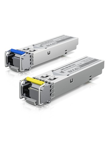 Ubiquiti UACC-OM-SM-1G-S-2 Transceiver-Modul 2er-Pack [SFP, Single-Mode, 1.25 Gbit/s, LC-Simplex]
