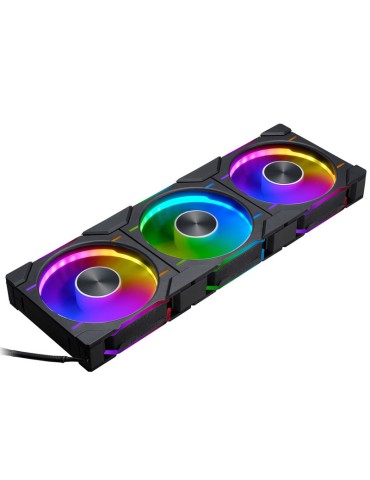 PHANTEKS D30 PWM D-RGB schwarz | 3er-Pack 120mm Gehäuselüfter
