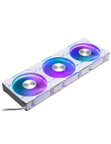 PHANTEKS D30 PWM Reverse Airflow D-RGB weiß | 3er-Pack 120mm Gehäuselüfter