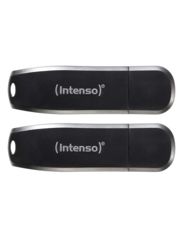 Intenso Speed Line Typ-A 128GB USB-Stick 2er Pack Mit Schutzkappe, bis zu 70 MB/s, USB 3.2 Gen 1x1