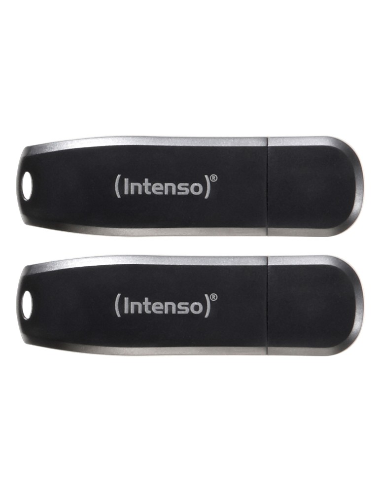 Intenso Speed Line Typ-A 128GB USB-Stick 2er Pack Mit Schutzkappe, bis zu 70 MB/s, USB 3.2 Gen 1x1