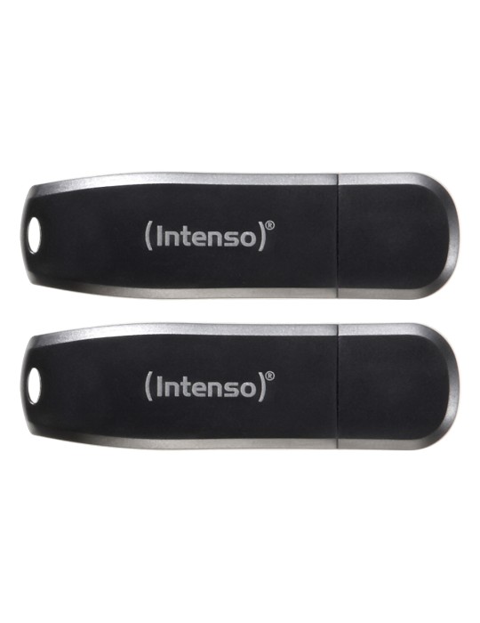 Intenso Speed Line Typ-A 128GB USB-Stick 2er Pack Mit Schutzkappe, bis zu 70 MB/s, USB 3.2 Gen 1x1
