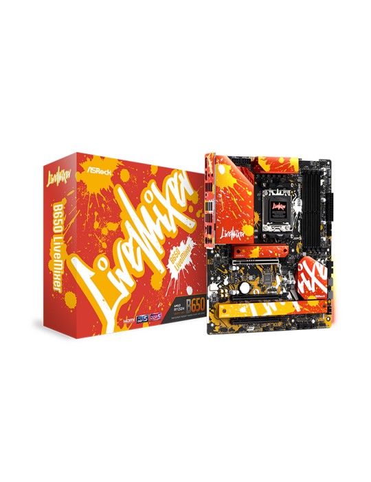 ASRock B650 LiveMixer Mainboard - BULK-Ware!! Ohne Originalverpackung