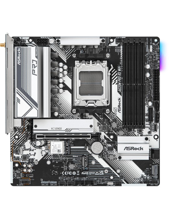 ASRock A620M Pro RS WiFi Mainboard Sockel AM5 -BULK-Ware!! Ohne Original-Verpackung