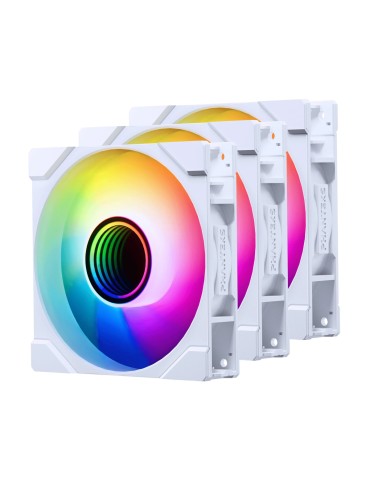 PHANTEKS M25-120 Gen2 PWM DRGB Reverse Blade 3er-Pack weiß | Gehäuselüfter