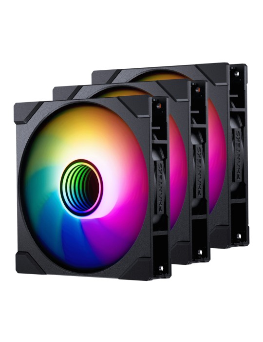 PHANTEKS M25-140 Gen2 PWM DRGB Reverse Blade 3er-Pack schwarz | Gehäuselüfter