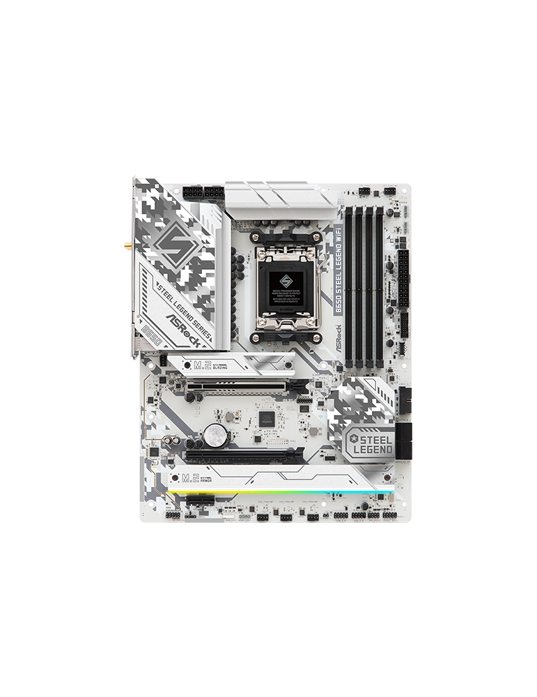 ASRock B650 Steel Legend WiFi Mainboard Sockel AM5 - BULK-Ware!! Ohne Originalverpackung