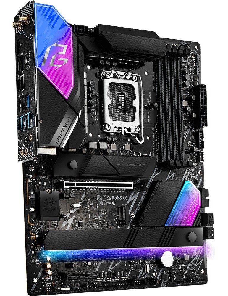 ASRock Phantom Gaming Z890 Lightning WiFi Mainboard - BULK-Ware!! Ohne Originalverpackung