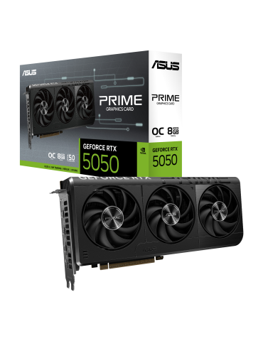 ASUS Prime GeForce RTX 5050 8G OC Edition - 8GB GDDR6, HDMI, 3x DP
