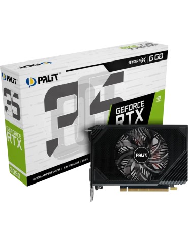 Palit GeForce RTX 3050 StormX - 6GB GDDR6, DVI, HDMI, DP