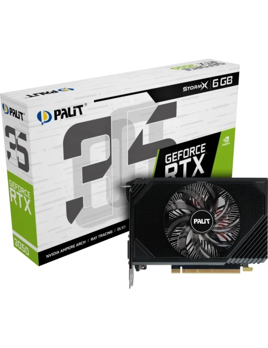 Palit GeForce RTX 3050 StormX - 6GB GDDR6, DVI, HDMI, DP