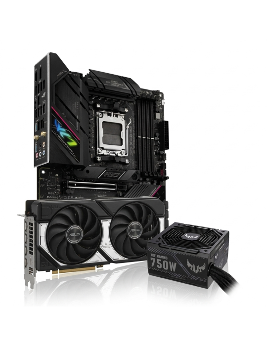 ASUS ROG STRIX B650E-F GAMING WIFI Upgrade Bundle 3 - mit ASUS Dual GeForce RTX 5060 Ti 8G OC Grafikkarte und ASUS TUF Gaming 75
