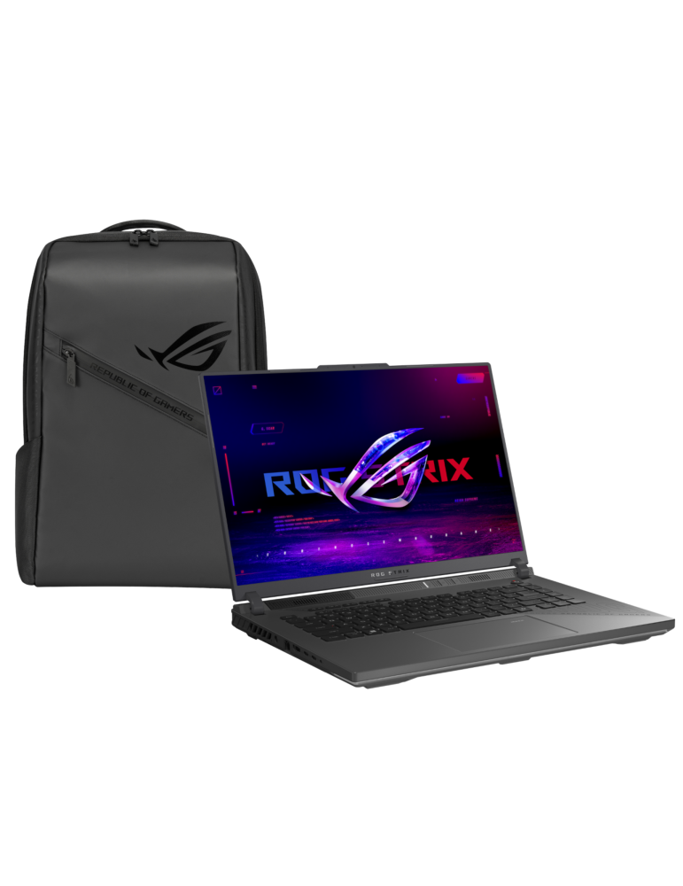 ASUS ROG Strix 16 G614PM-RV026 + ROG Ranger BP2501 - 16" WUXGA IPS, 165Hz, AMD Ryzen 9-8940HX , 16GB RAM, 1000GB SSD, GeForce RT
