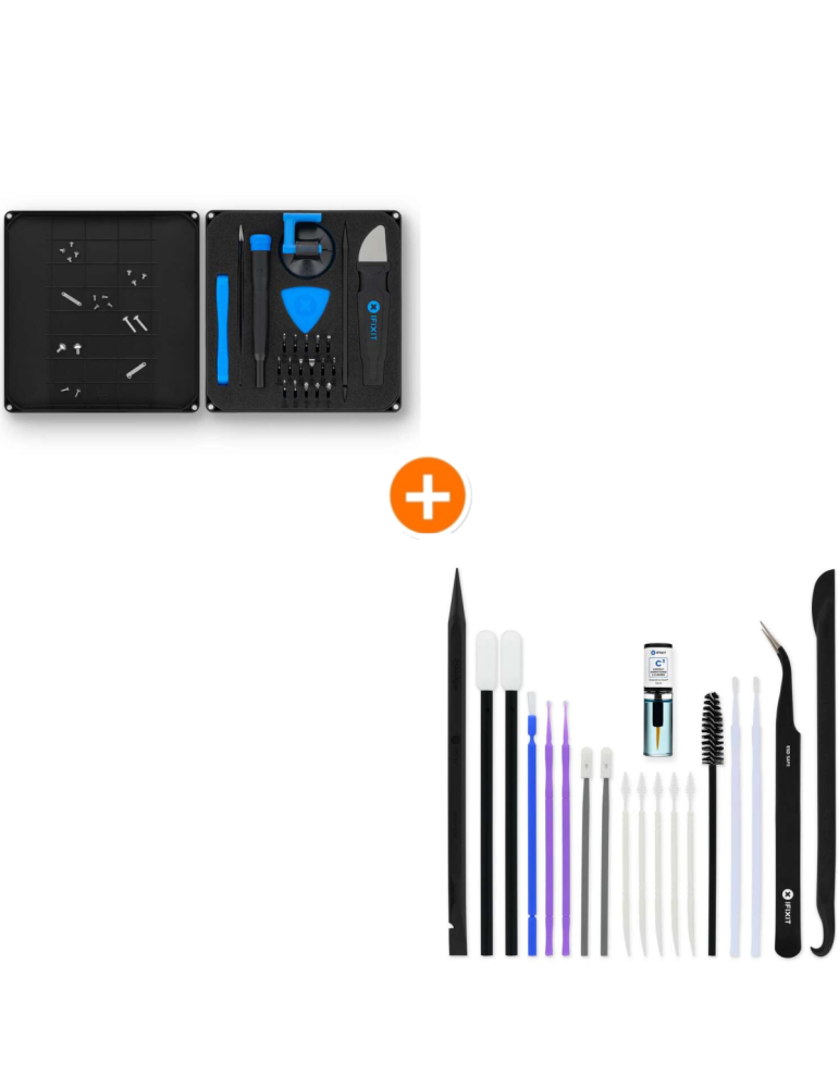 iFixit Essential Electronics Toolkit + Präzisions-Reinigungsset