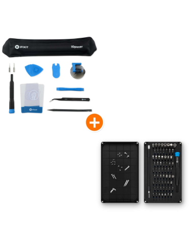 iFixit Mako 64 Bit Driver Kit + iFixit iOpener Kit Bundle 64-teiliges Bit Set für alle gängigen Schraubenprofile