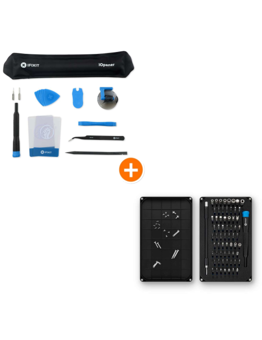 iFixit Mako 64 Bit Driver Kit + iFixit iOpener Kit Bundle 64-teiliges Bit Set für alle gängigen Schraubenprofile