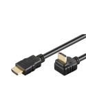Goobay 1m High Speed HDMI 270° Kabel mit Ethernet, - 4K (3840x2160), 3D, abgewinkelt, schwarz