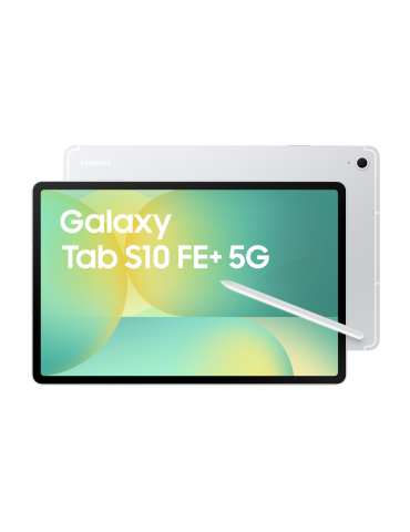 Samsung Galaxy Tab S10 FE+ 5G Silver 13,1" WQXGA+ Display / Octa-Cora / 8GB RAM / 128GB Speicher / Android / inkl. S-Pen