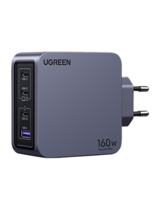 UGREEN Ladegerät Nexode Pro 160W GaN Adapter mit USB-C Ladekabel